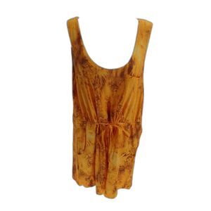 Women's Unbranded yellow romper Size Sm/Med with pockets